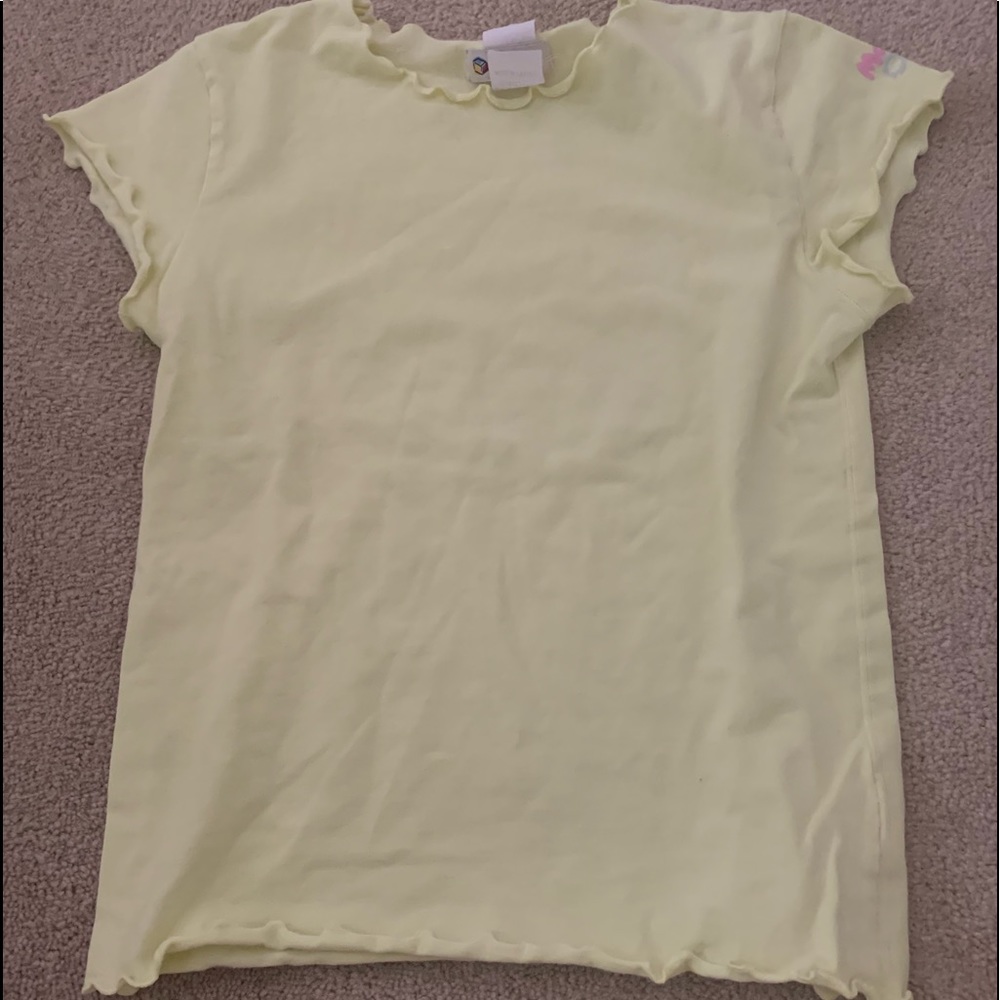 Alphabet kids yellow shirt